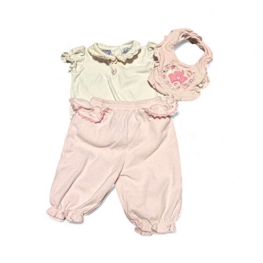 Vintage Care Bears baby set 0/3 months